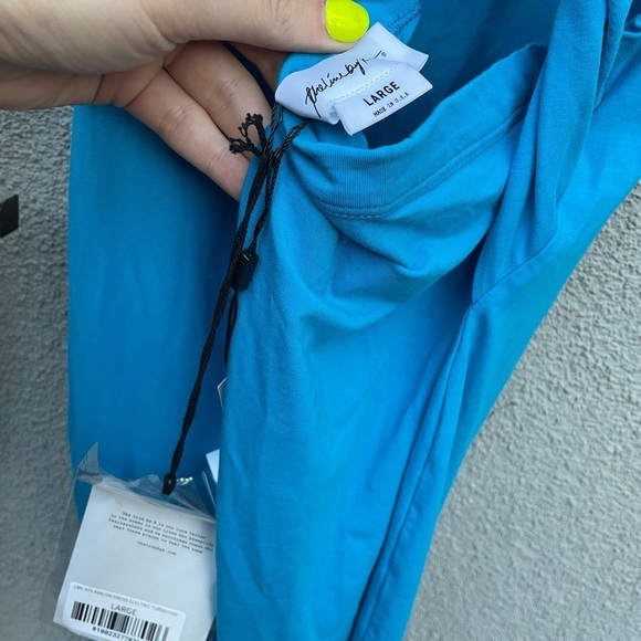 The Line by K Avalon Dress in Electric Turquoise - Picture 8 of 10